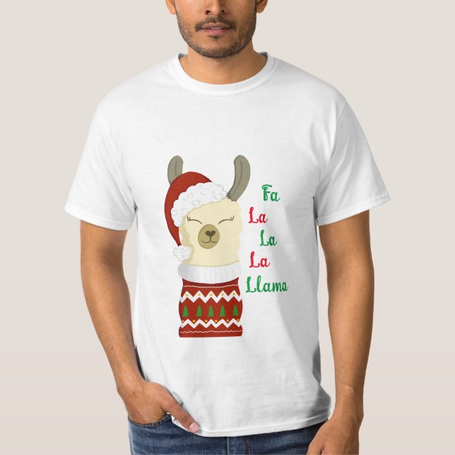 Christmas Llama Shirt (Front)