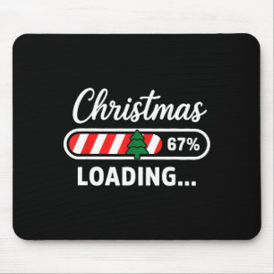 Christmas Loading 67% Funny 6 7 Meme Xmas Gen Alph Mouse Pad
