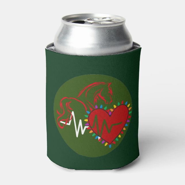 Christmas Logo Can Cooler (Can Front)