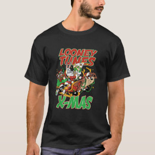 Christmas Looney Tunes Tax Reindeer Sleigh Bugs Da T-Shirt