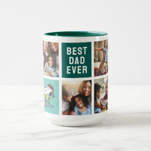 Christmas Love and Lights - Dad Photo Collage Mug
