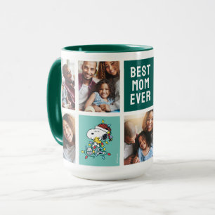 Christmas Love and Lights - Mom Photo Collage Mug