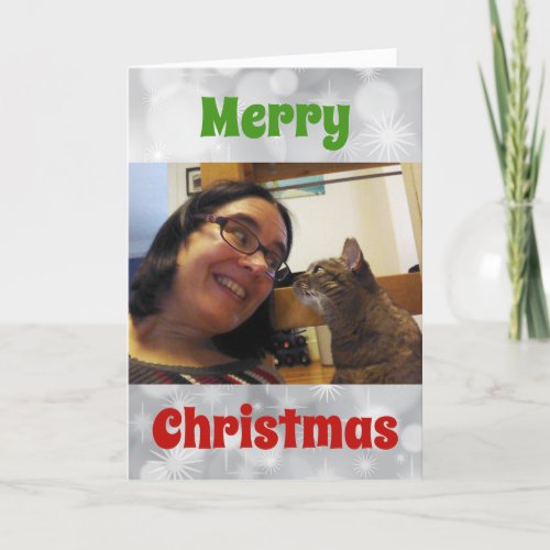 Christmas Love Dog Cat Pet Dad Mom Custom Photos Holiday Card