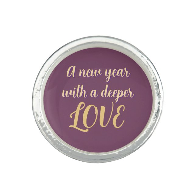 CHRISTMAS LOVE GIFT WOMEN , GIRLFRIEND MOM RING (Front)