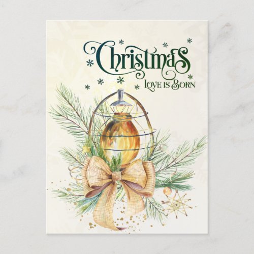 Christmas Love is Born John 316 Postcard