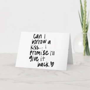 CHRISTMAS LOVE & LET'S MEET UNDER THE MISTLETOE CARD