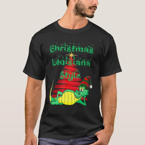 Christmas Love Louisiana Holiday Cheer T_Shirt