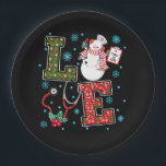 Christmas Love Nurse Cute Medical Snowman Holly Paper Plates<br><div class="desc">This modern design features the text "Love" in modern fun typography accented with a snowman nurse,  stethoscope,  snowflakes,  holly and candy canes. Perfect for Christmas holidays #nurse #nurselife #doctor #medical #health #christmas #partysupplies #christmaspartysupplies #christmasparty</div>