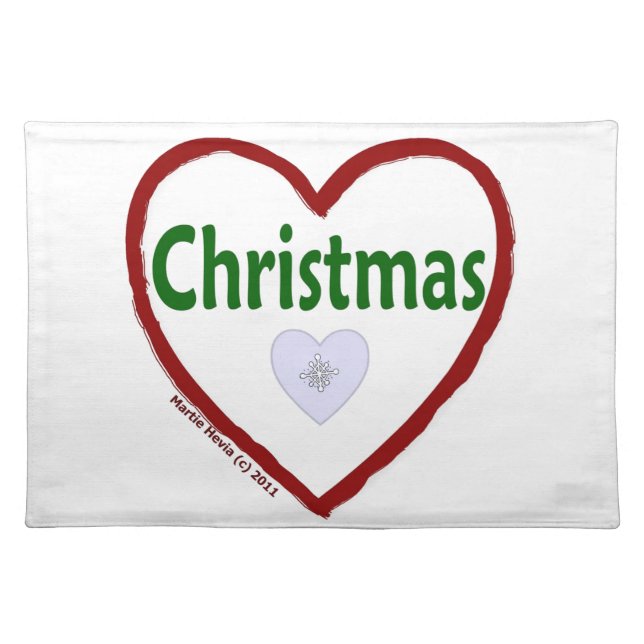Christmas Love Placemat (Front)
