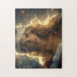 CHRISTMAS LOVE with beautiful Santa Angel  Jigsaw Puzzle