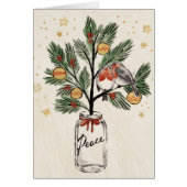 Christmas Lovebirds Peace (Front)