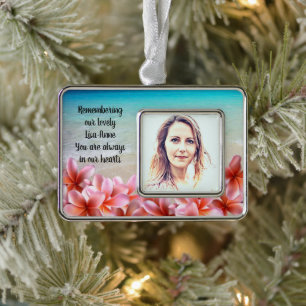 Christmas Loved One Photo Remembrance Ornament