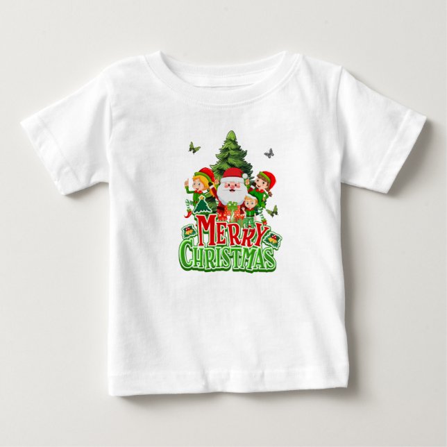 Christmas Lover, Christmas baby, Merry Xmas Baby T-Shirt (Front)