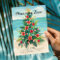 Christmas Luau - Tropical Beach Palm Tree Holiday