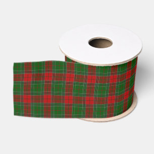 Christmas Lumberjack Plaid Red Green Grosgrain Ribbon