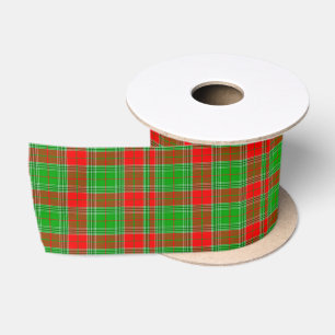 Christmas Lumberjack Plaid Satin Ribbon