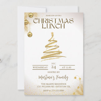 Christmas Lunch Invitations Christmas Brunch
