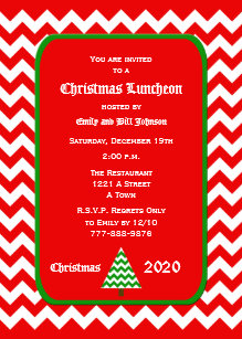 lunch christmas invitations zazzle
