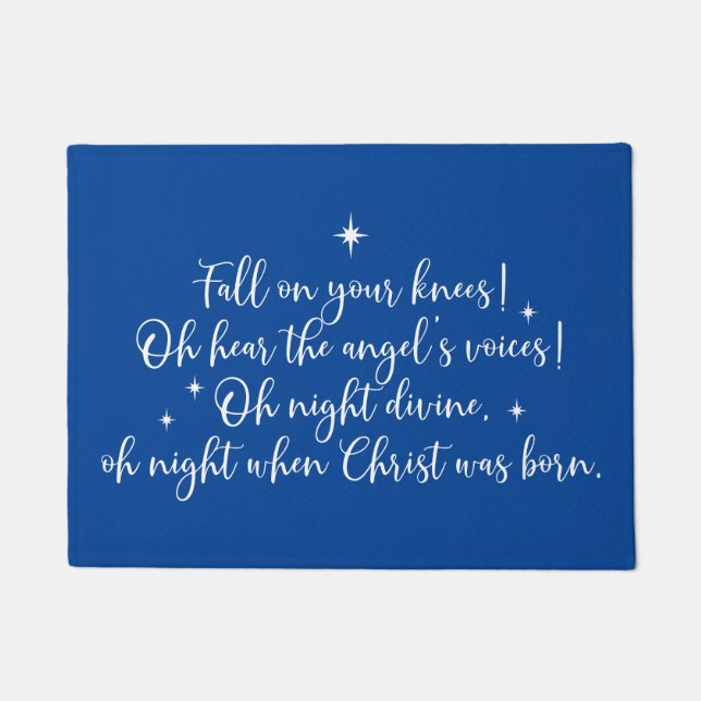 Christmas Lyrics  Doormat (Front)