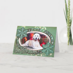 Christmas - Maggie - GoldenDoodle Holiday Card
