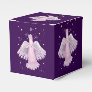 christmas magic angel favor boxes
