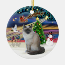 AC-129lymCB Details about   Birman Cat 'Love You Mum' Christmas Tree Bauble Decoration Gift 