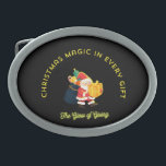 Christmas Magic in Every Gift Belt Buckle<br><div class="desc">"Celebrate the warmth of sharing with our 'Christmas Magic in Every Gift' tee,  featuring a cheerful design that captures the essence of holiday wonder and the beautiful spirit of giving."</div>