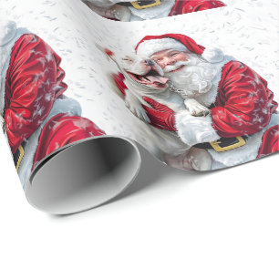 Christmas Magic is a Dog's Wagging Tail & Santa Wrapping Paper