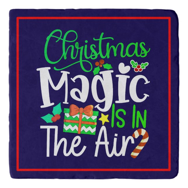 Christmas Magic is in The Air-67876 Trivet (Front)