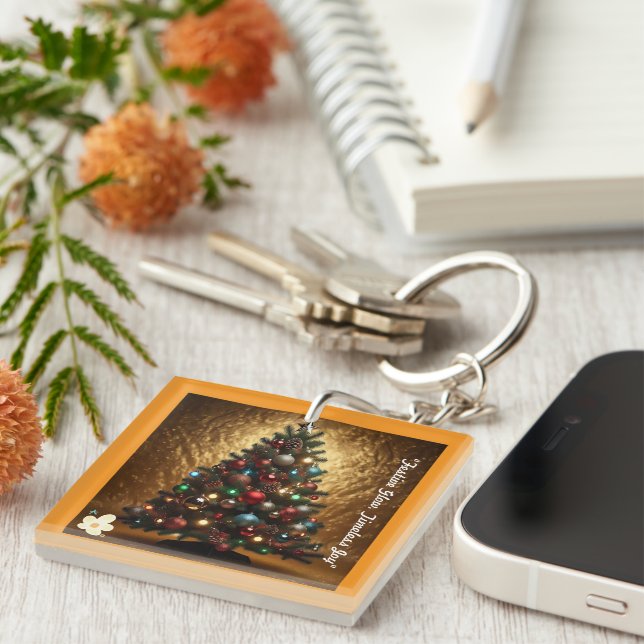 "Christmas Magic" Keychain (Front Right)