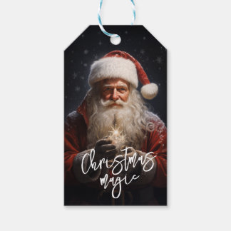 "Christmas Magic" Santa Claus  Gift Tags