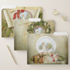 Christmas Magic Snowman Reindeer Wreath