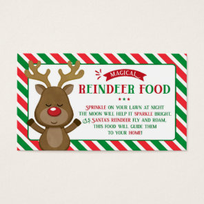 Christmas Magical Reindeer Food Tags For Kids