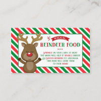 Christmas Magical Reindeer Food Tags For Kids