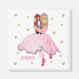Christmas Magnet Square Nutcracker Ballet