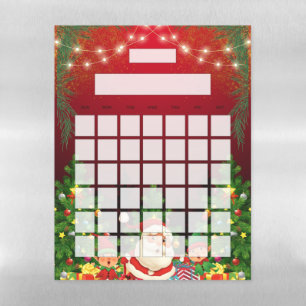 Christmas magnetic dry erase sheet