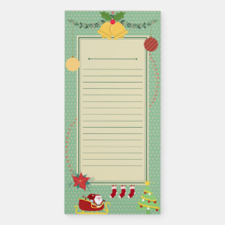 Christmas Magnetic Notepad
