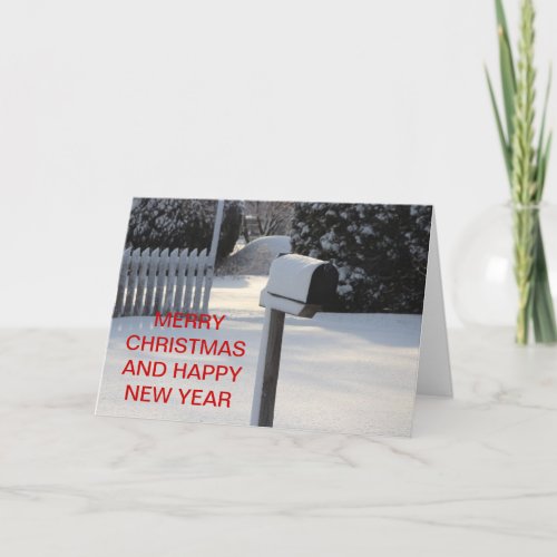 Christmas Mail Box  Christmas Card