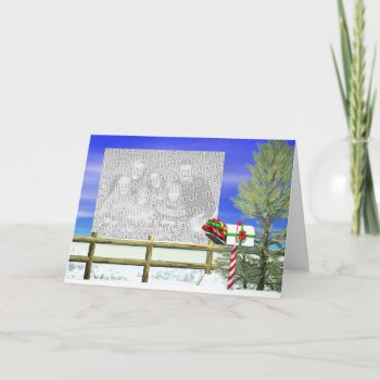 Christmas Mail (photo Frame) Holiday Card by xfinity7 at Zazzle