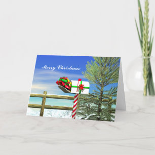 Christmas Mailbox Holiday Card