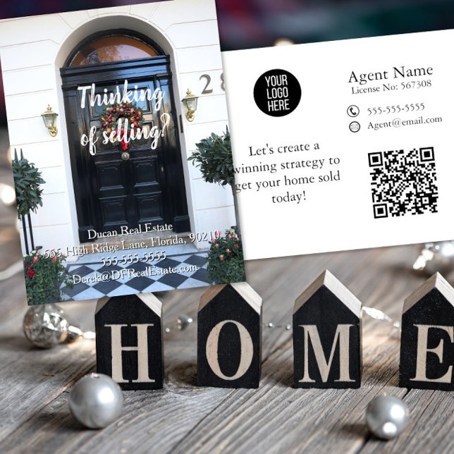 christmas mailer referral real estate marketing postcard (Creator Uploaded)