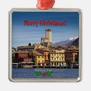 Christmas - Malcesine, Italy Metal Ornament