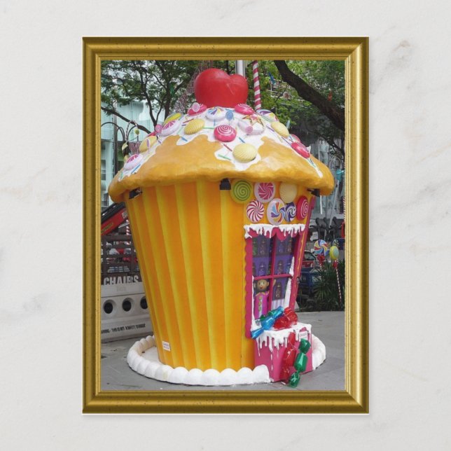 Christmas mall holiday postcard (Front)