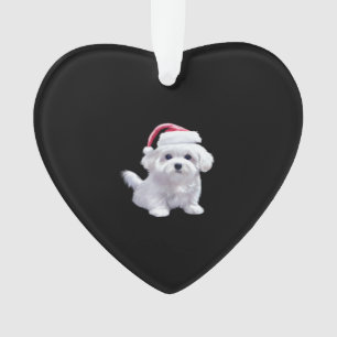 Christmas Maltese - Perfect For Animal Lovers Clas Ornament