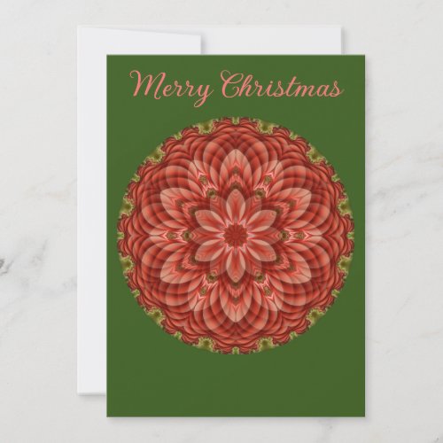 Christmas Mandala Holiday Card