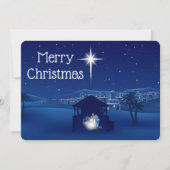 Christmas Manger Holiday Card | Zazzle