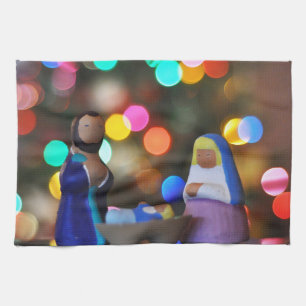 Christmas Manger Scene Towel