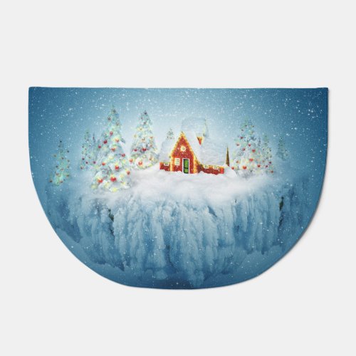 Christmas Mantel Display Doormat