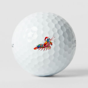Christmas Mantis Shrimp Odontodactylus Colorful Golf Balls