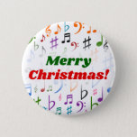[ Thumbnail: Christmas; Many Colorful Music Notes and Symbols Button ]